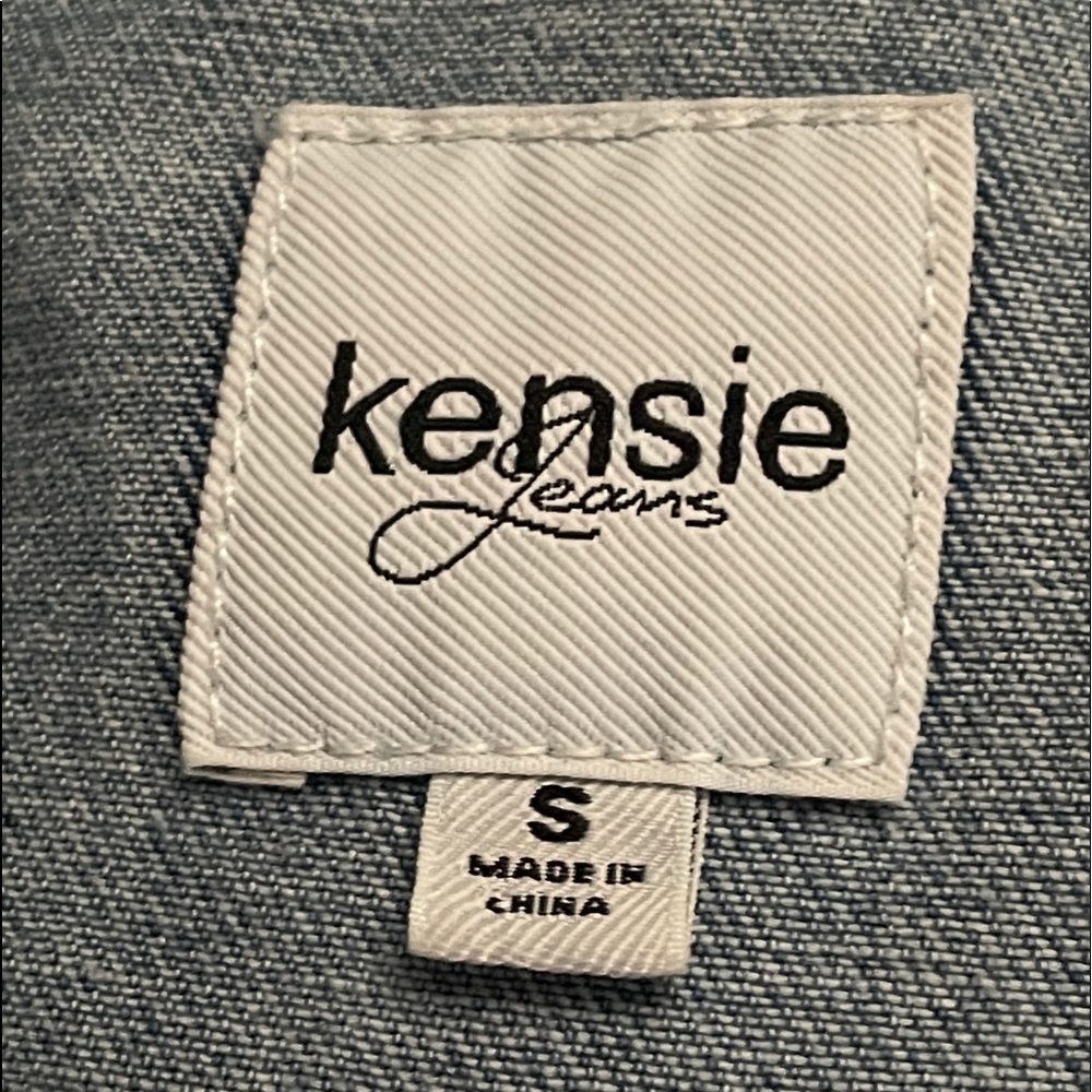 Kenzie Fringed back Full Jean Jacket S - Picture 14 of 14